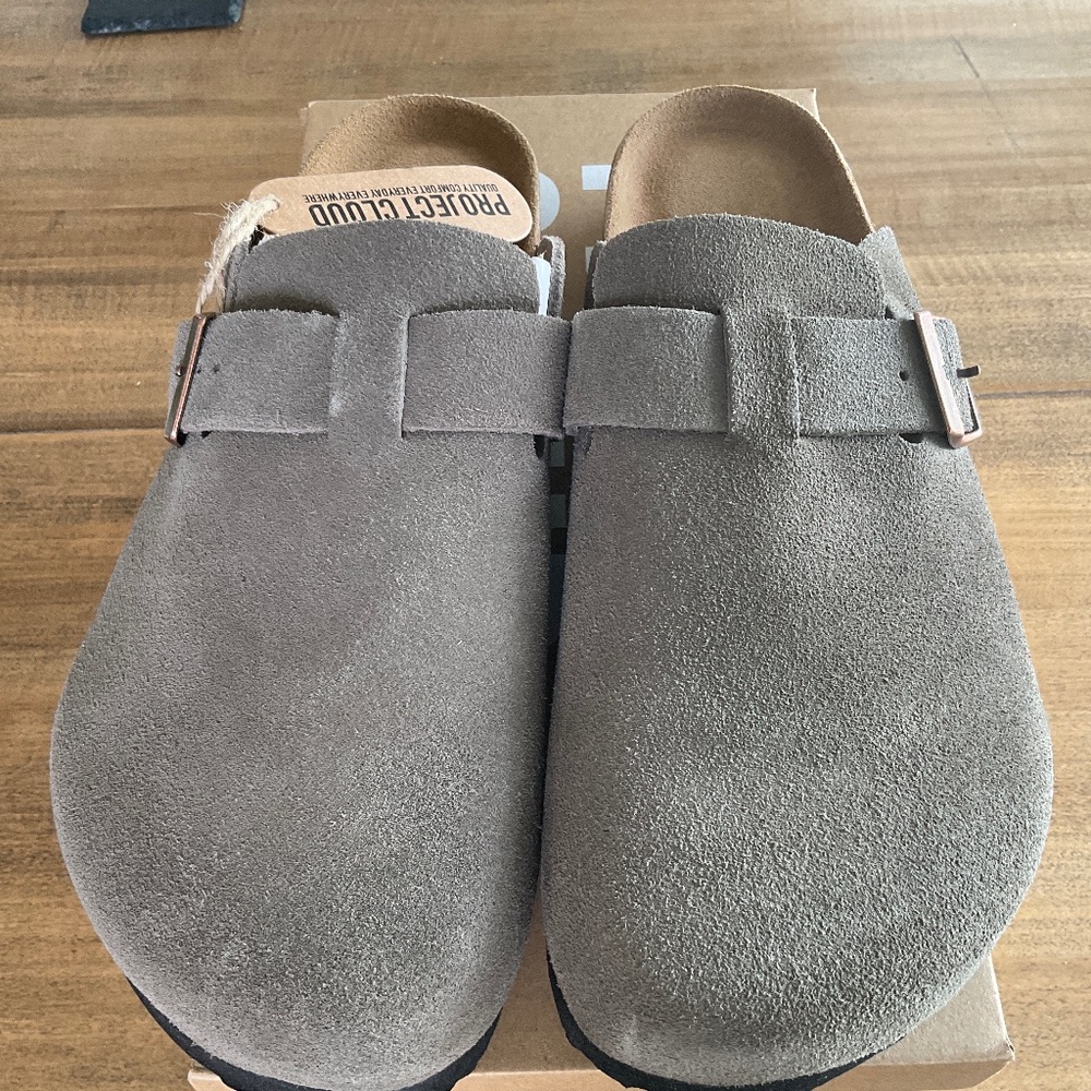 Brand new in box project cloud mules